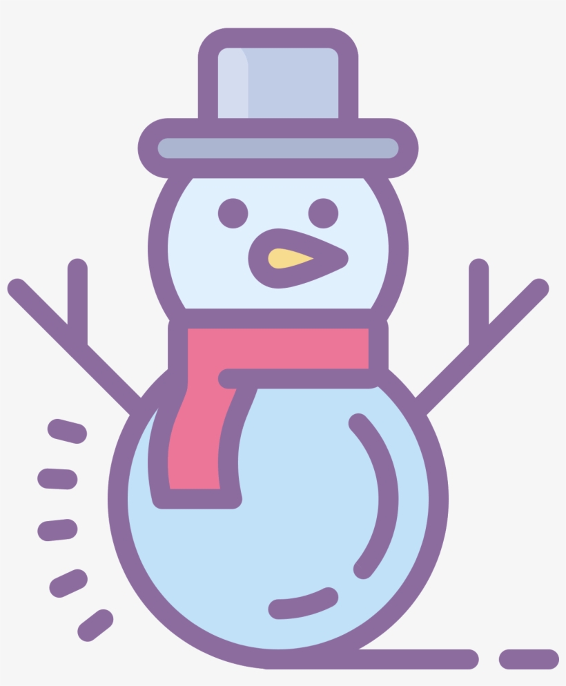 This Icon Has A Lot Of Circular Shapes - Snowman, transparent png #145516