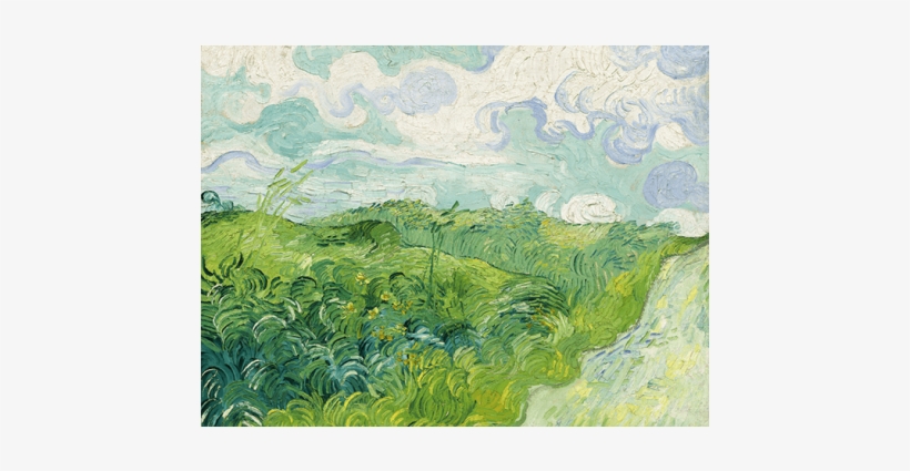 Reprodukcje Obrazów Vincent Van Gogh Green Wheat Fields - Vincent Van Gogh - Green Wheat Fields, Auvers, 1890, transparent png #146013