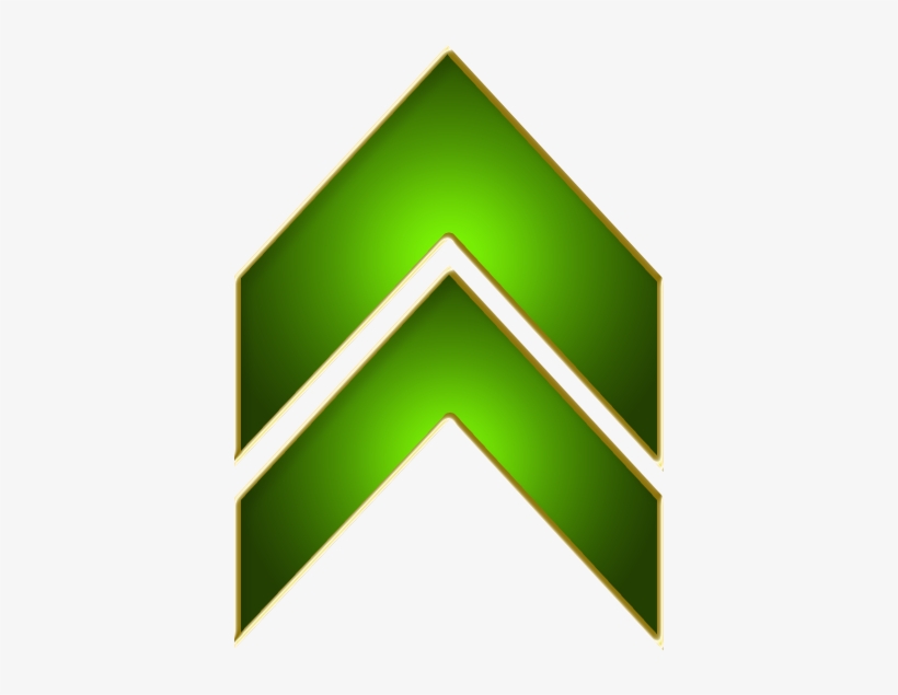 Green Up Arrow Png - Arrow, transparent png #146072