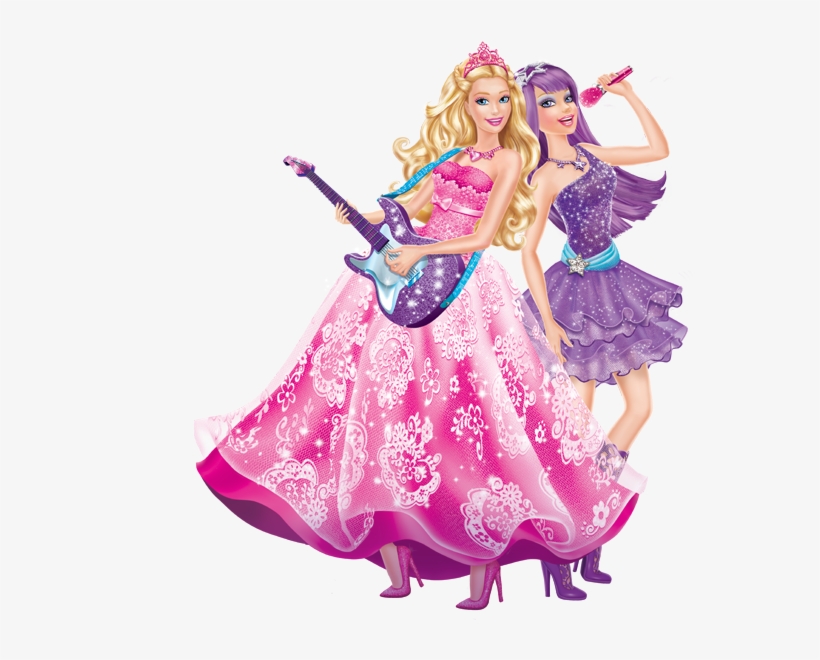Princess And The Popstar - Barbie Princess And The Popstar Png, transparent png #146242