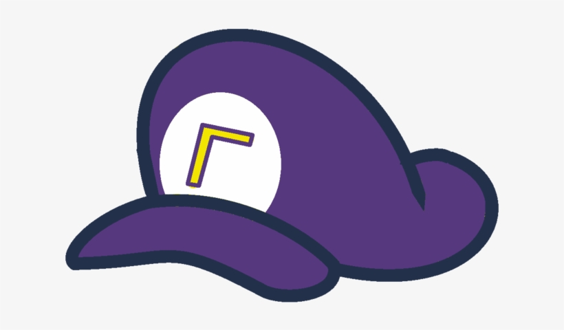 Waluigi's Hat - Gorro De Mario Bros Png, transparent png #146411