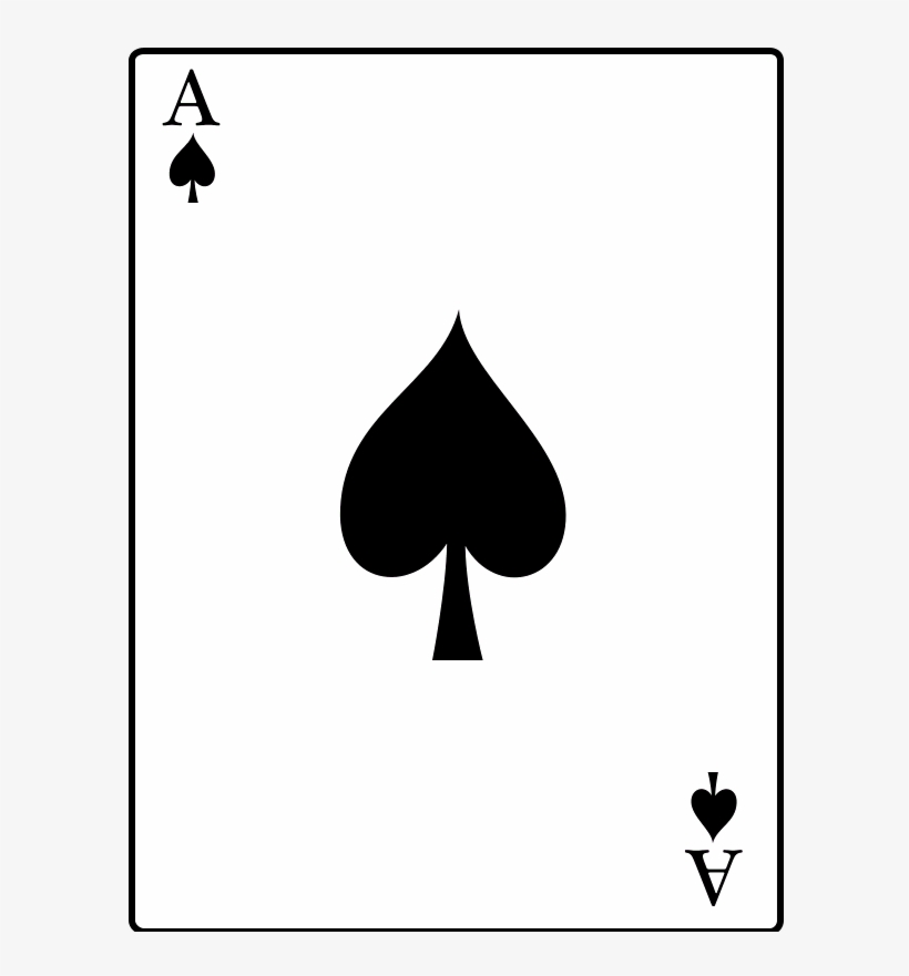 Spade - Ace Of Spades Png, transparent png #146457