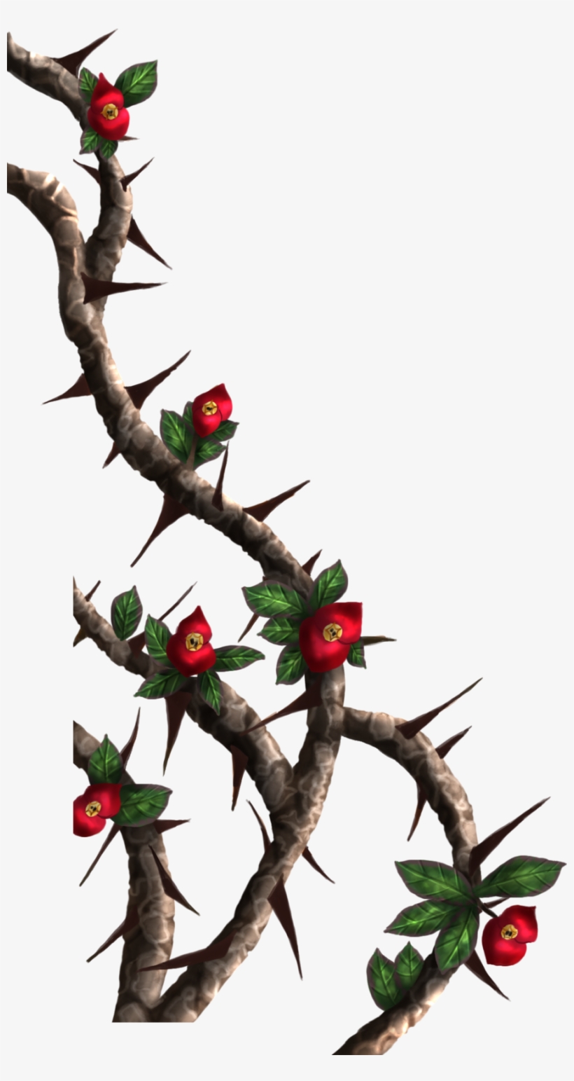 Rose Vines Png - Rose Thorns Png, transparent png #146480