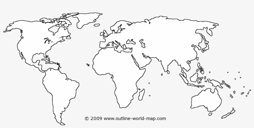 Link To The Big World Map B2b - White World Map Png, transparent png #146699