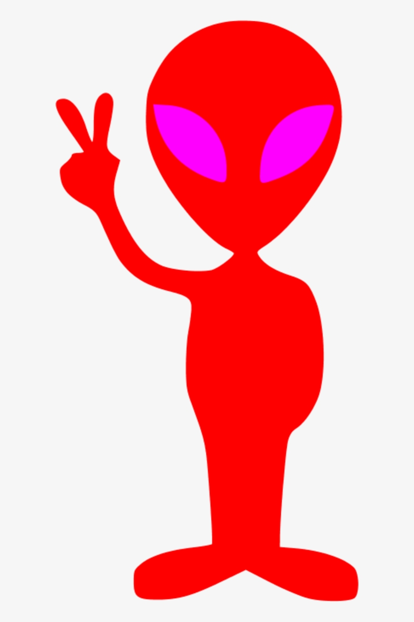 Png Library Alien Clip Art Images Cliparts Co Little - Alien Doing Peace Sign, transparent png #146848