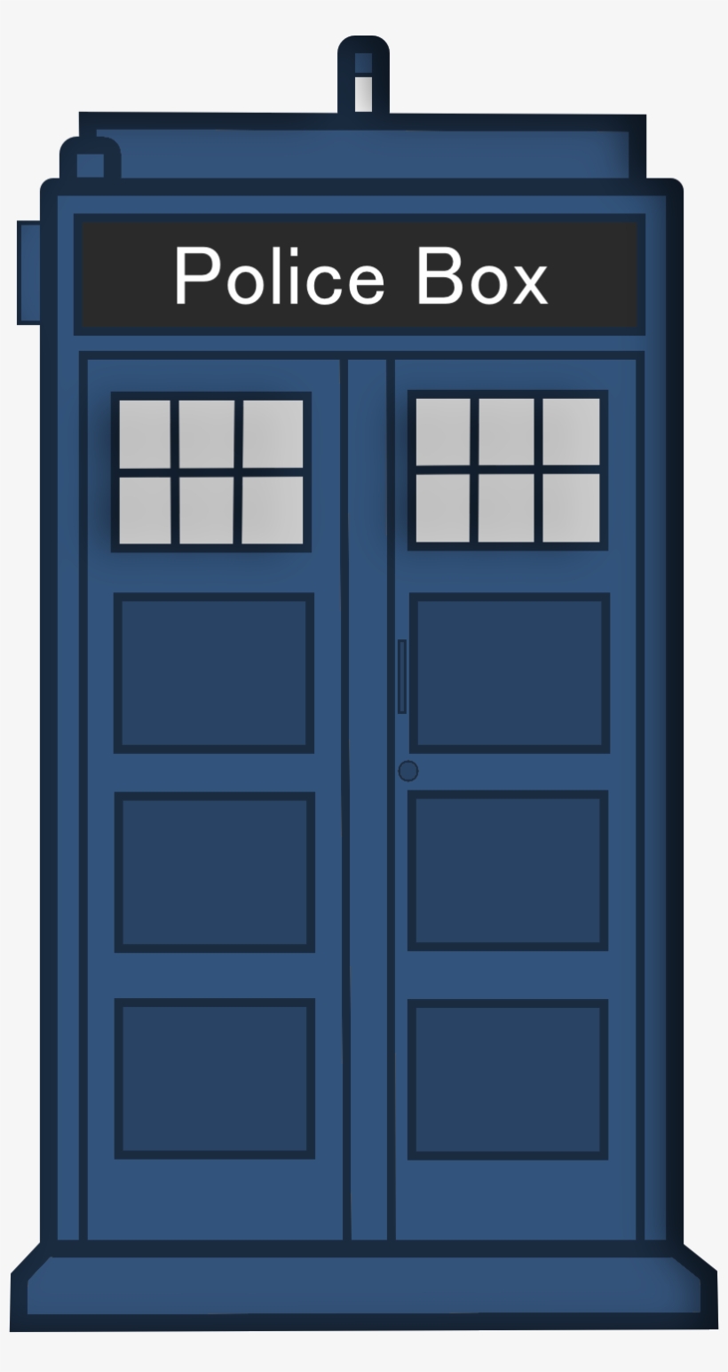 Tardis - Tardis Drawing Png, transparent png #147077