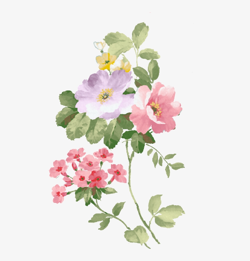 Dibujos Primavera Png - Pintura Flores Png, transparent png #147097