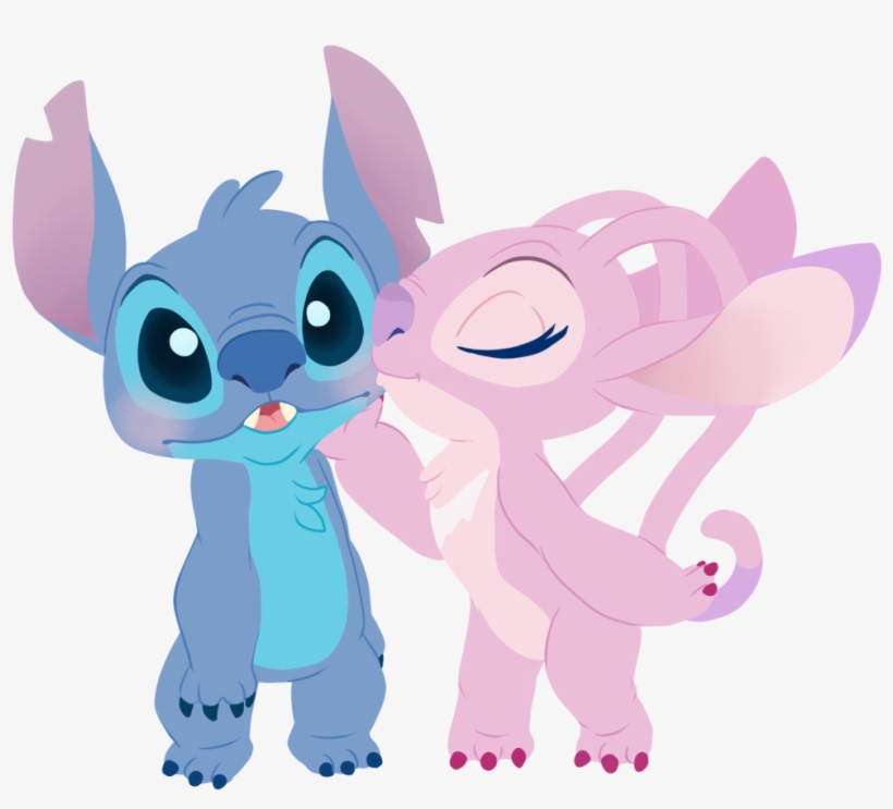 Angel And Stitch By Decapitated Kittens-d8jm5yn - Stitch And Angel Iphone, transparent png #147257