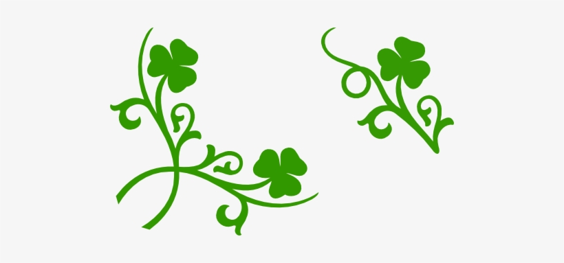 Black And White Stock St Patricks Day Images By Heather - Shamrock Corner, transparent png #147434
