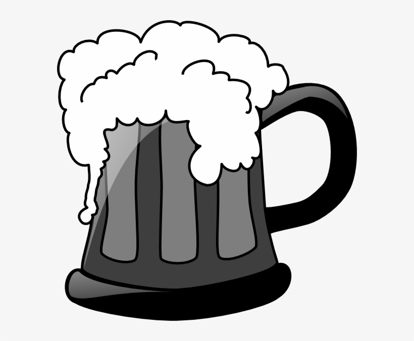 How To Set Use Grey Scale Beer Mug Clipart, transparent png #147436