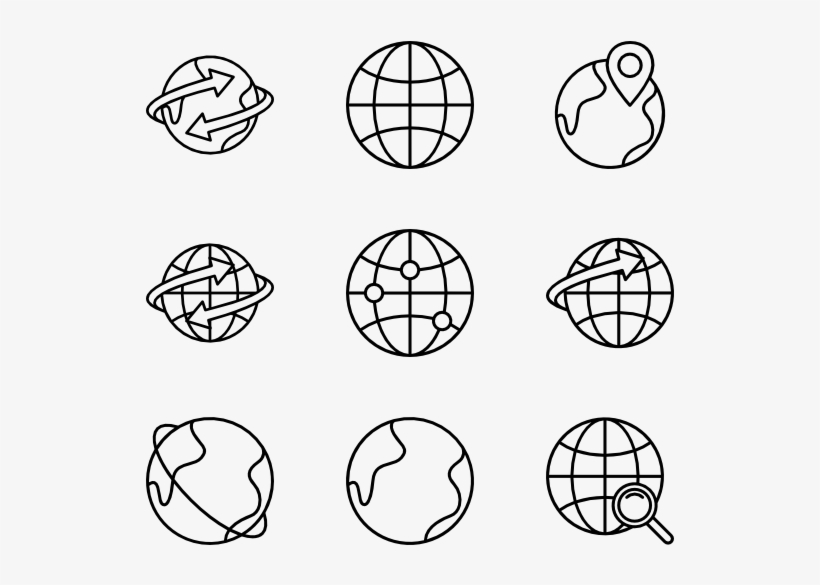 Globe 16 Icons - Nerd Icons, transparent png #147459