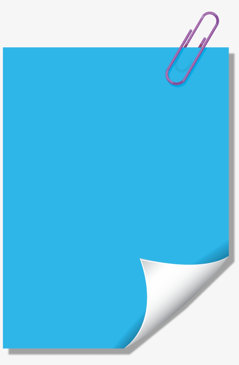 Blue Sticky Notes Png Image - Blue Sticky Notes Png, transparent png #147523