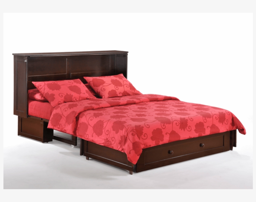 The Clover Cabinet Bed In Dark Chocolate Looks Great - Night And Day Clover Murphy Cabinet Bed, transparent png #148002