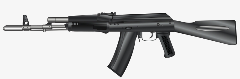 Ak-47 Kalashnikov Rifle Icons Png - Ak47 Clip Art, transparent png #148004