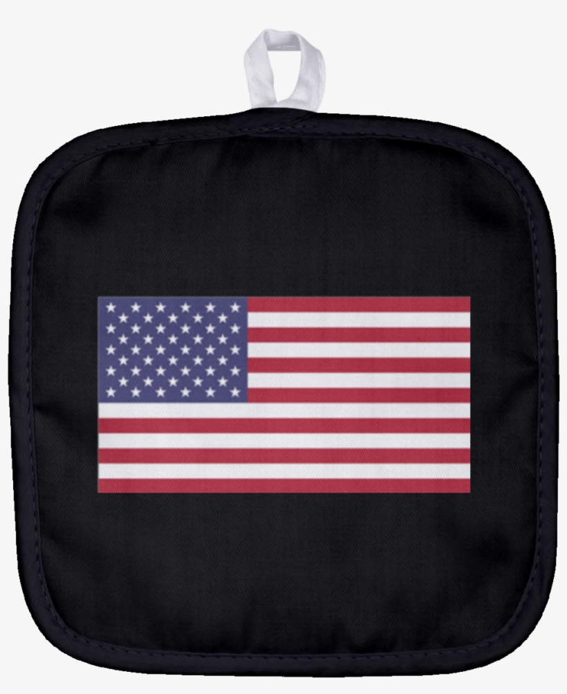 Usa Flag Pot Holder - Border Between France And Spain, transparent png #148029
