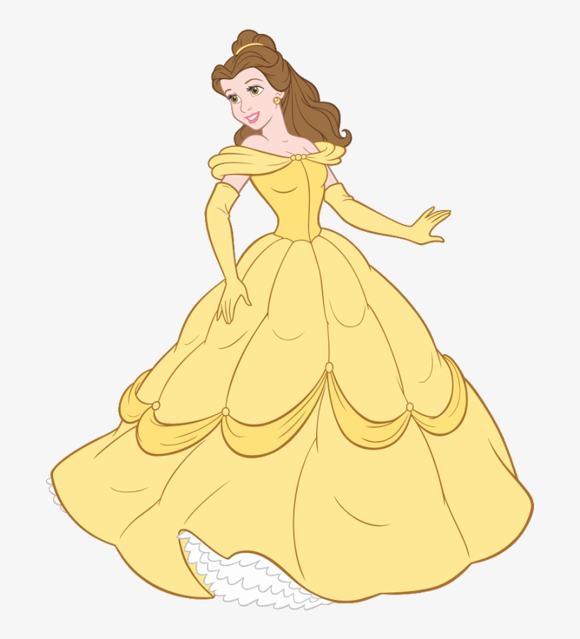 Belle Vector Svg Library - Princess Belle Vector, transparent png #148132