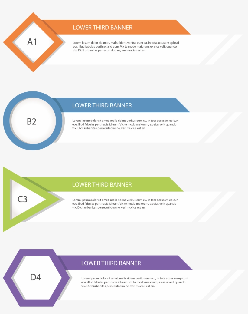 Banners Png Free - Banner Lower Third Png, transparent png #148153