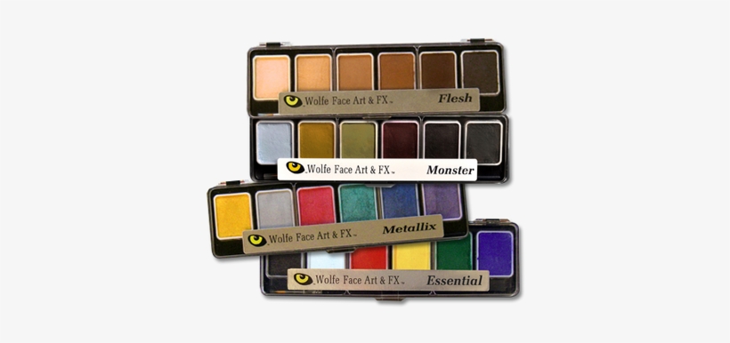 Loading Zoom - Wolfe Face Art & Fx Wolfe Novelties - 6 Color Metallic, transparent png #148300