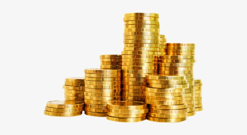 Download - Gold Coins Png, transparent png #148301