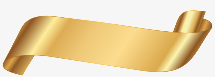 Gold Ribbon Banner Png, transparent png #148453