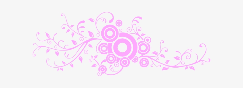 Floral Scroll Png - Colour Swirl Borders, transparent png #148558