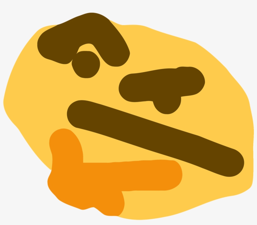 View Samegoogleiqdbsaucenao Thonk , - Thinking Emoji Png, transparent png #148559