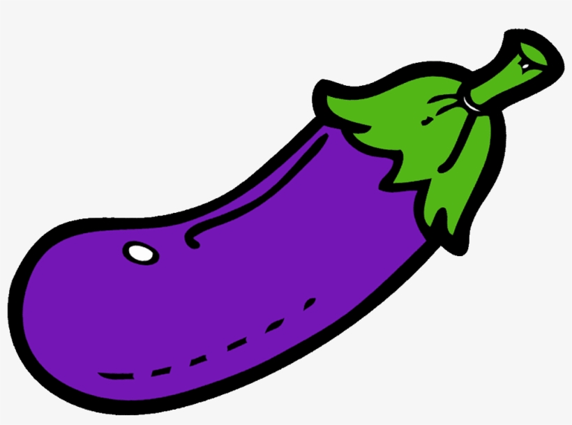 Image Freeuse Stock Eggplant Clipart Brinjol - Eggplant Clipart, transparent png #148697