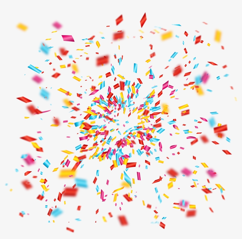 Celebration Confetti Png - Celebration Png, transparent png #148784