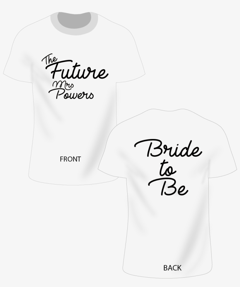 The Future Mrs T-shirt Package - T-shirt, transparent png #148789