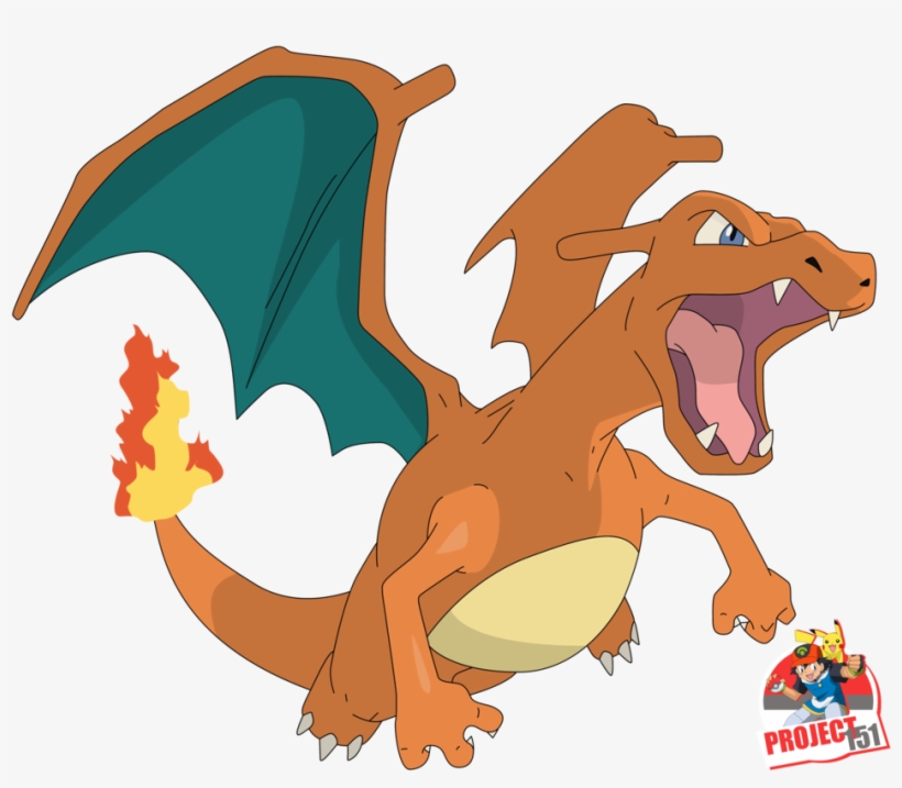 Charizard Vector Baby Clipart Royalty Free - Transparent Fire Red Charizard, transparent png #148969