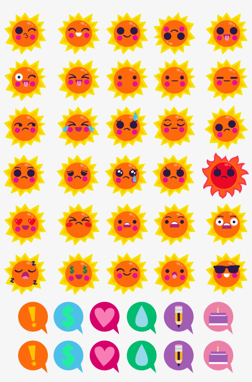 Starry Emojis Set Cosmic Funnies, transparent png #149137