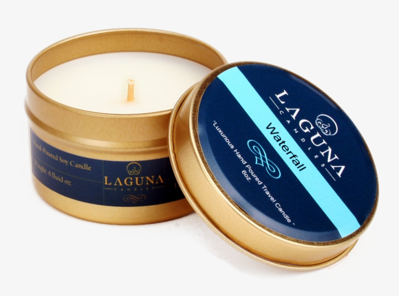 Waterfall Soy Travel Candle - Candle, transparent png #149157