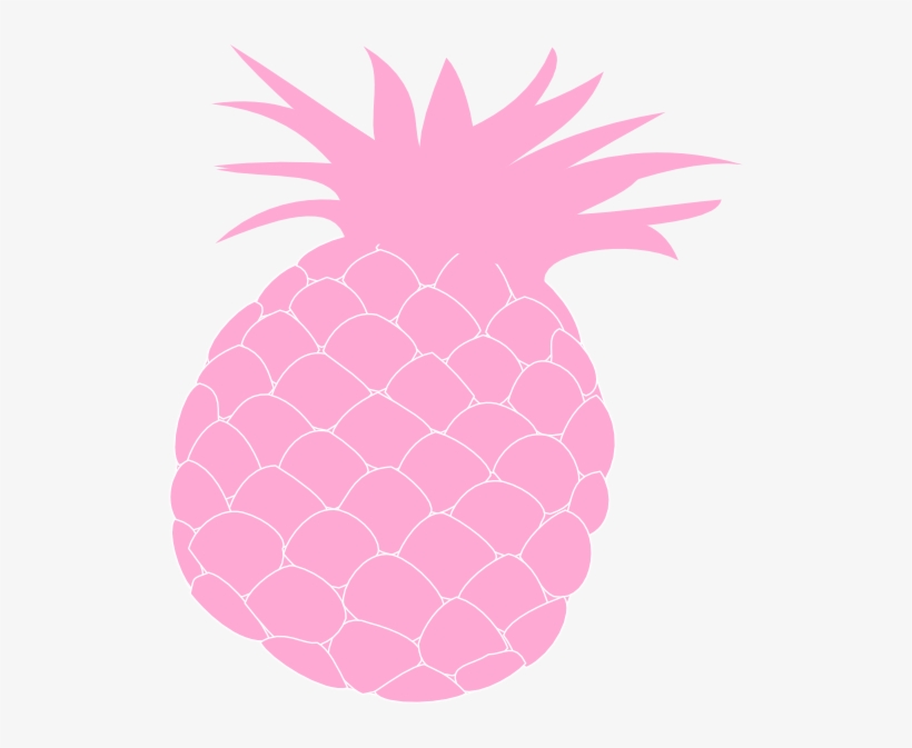 Pink Pineapple Clip Art - Transparent Pink Pineapple Clipart.