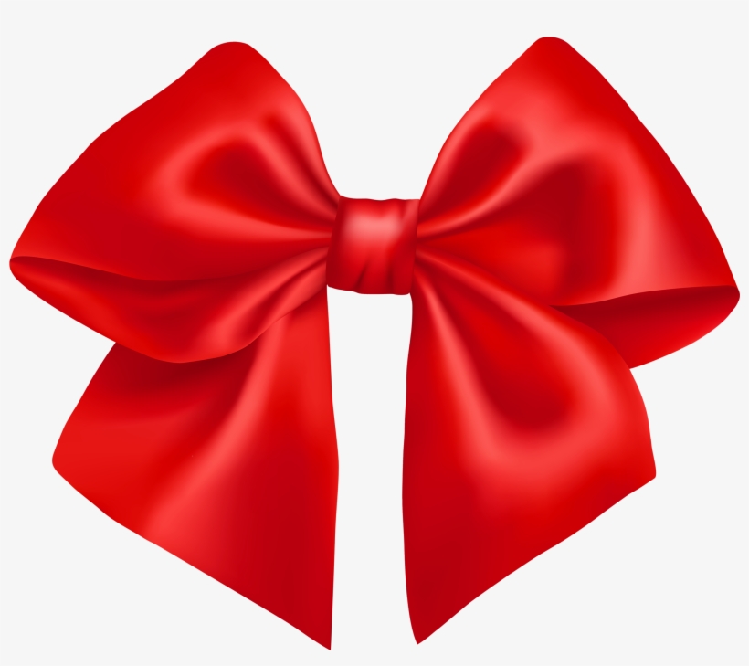 Red Bow Png Transparent Image - Red Bow Png Transparent, transparent png #149371