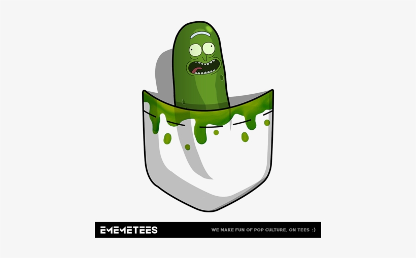 Pocket Pickle Pocket Pickle - Pickle Rick In A Pocket, transparent png #149557