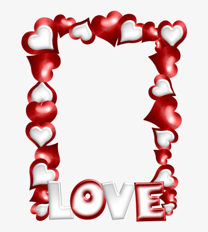 B *✿* Mi Love Frame Template, Love Pictures, Love Letters - Frame Pink Heart Border Transparent, transparent png #149651