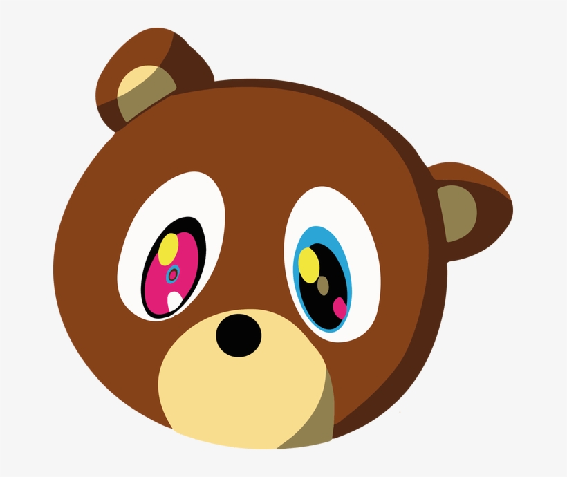 Kanye West Bear Png Graphic Royalty Free Download - Kanye West Logo Bear, transparent png #149986