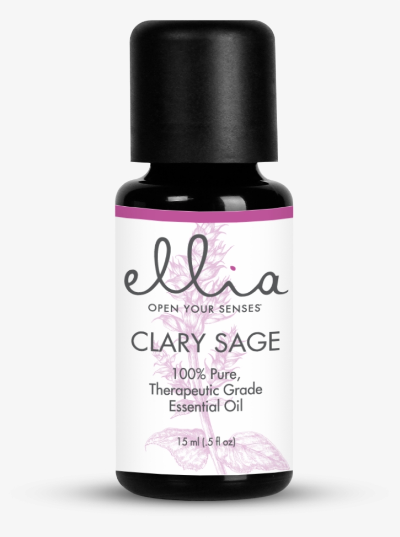 Ellia Clary Sage Essential Oil - Ellia Clary Sage Therapeutic Grade 15ml Essential Oil, transparent png #1400089