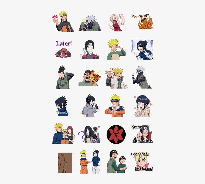 Animated Naruto Stickers - Naruto Stickers, transparent png #1400269