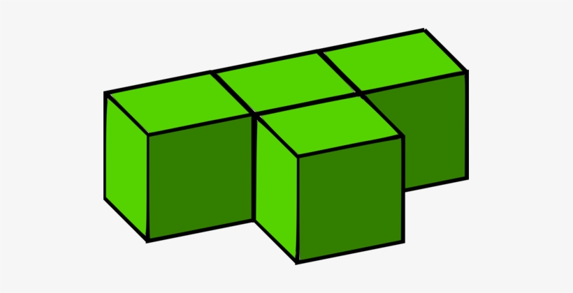 3d Tetris Jigsaw Puzzles Space Invaders Three-dimensional - Tetris Blocks 3d Png, transparent png #1400693