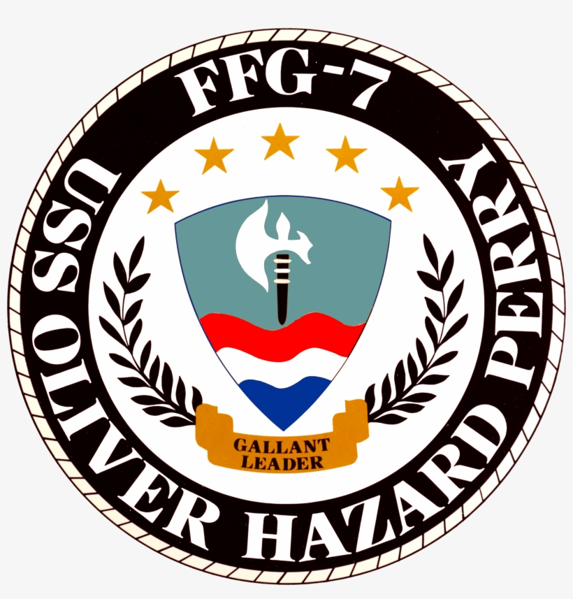 Uss Oliver Hazard Perry Insignia, 1977 - Uss Oliver Hazard Perry Logo, transparent png #1400856