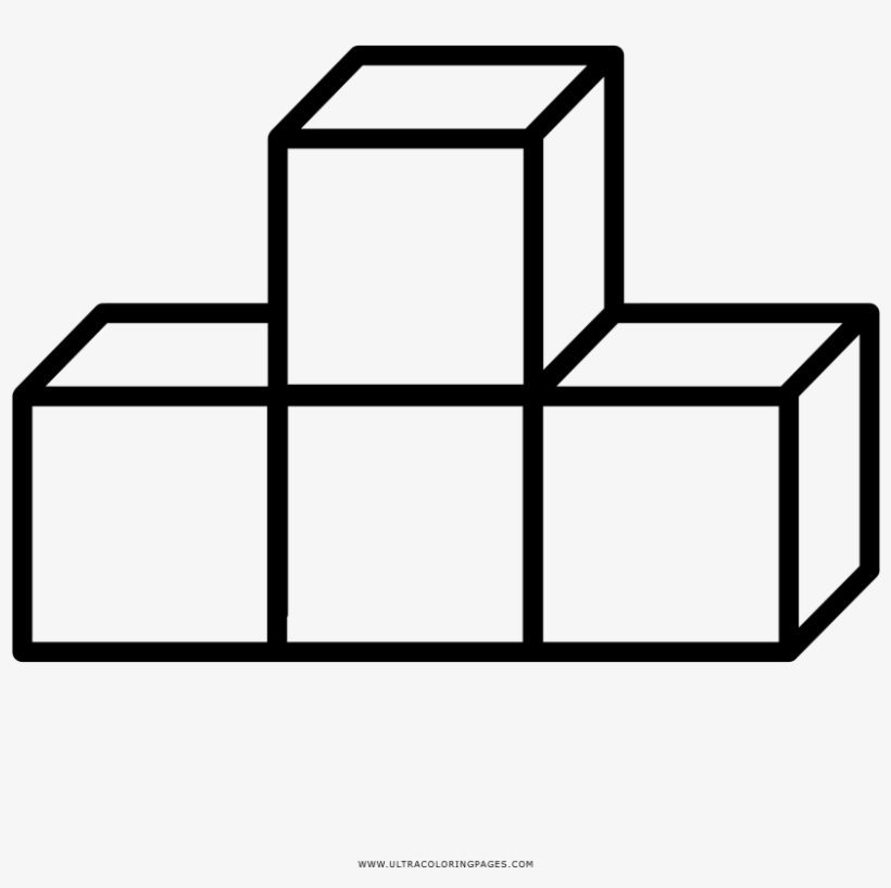 Tetris Piece Coloring Page - Realm Charter School, transparent png #1401036