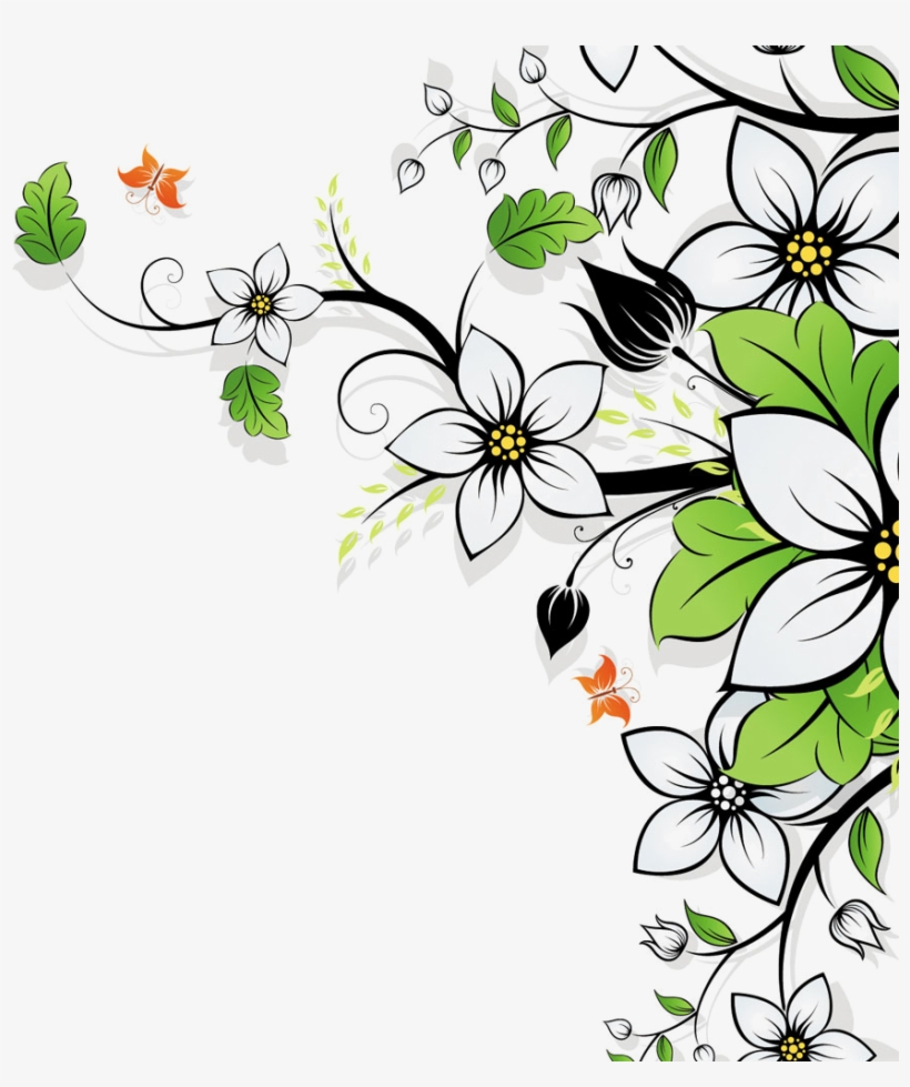 Beautiful Backgrounds Png - Floral Design Background Png, transparent png #1401500