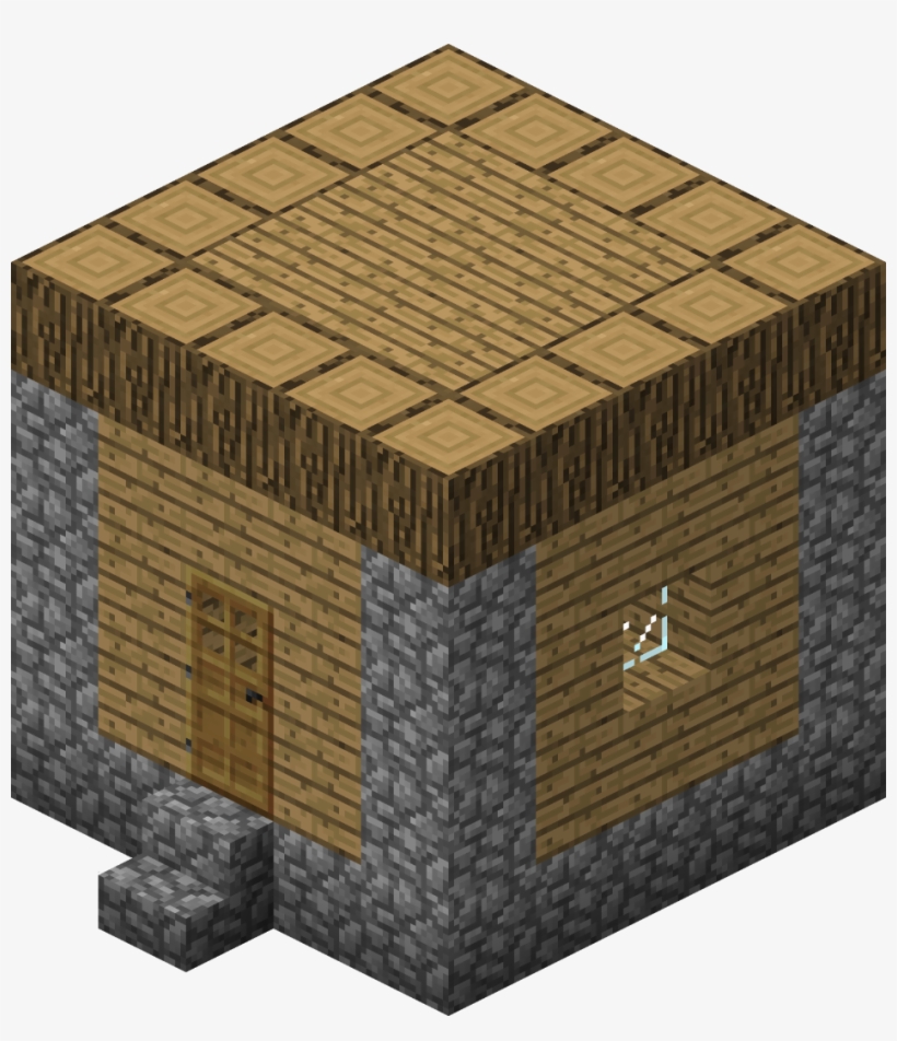 其他分辨率：216×240像素 - Maison Village Minecraft, transparent png #1401547