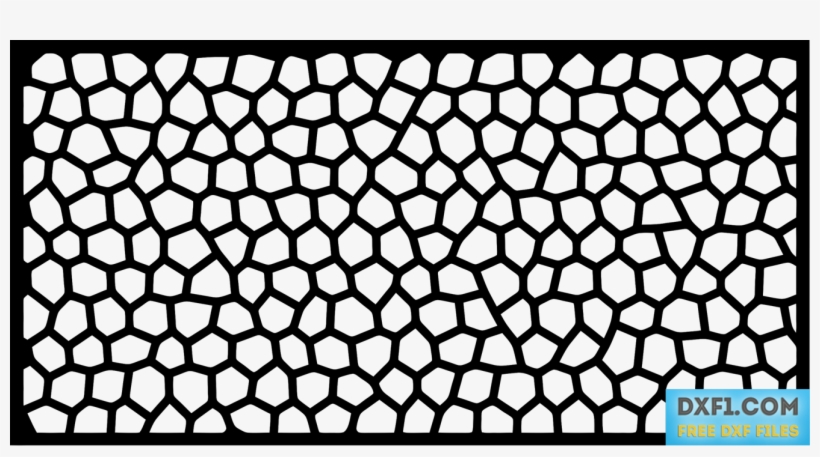 Voronoi Pattern Plasma Cut Panel - Plasma Cut Patterns, transparent png #1401687