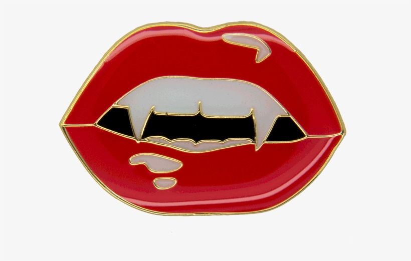 Dracula Lips Pin - Dracula, transparent png #1401999