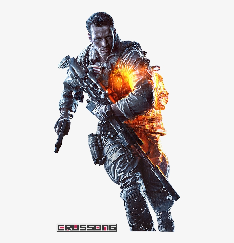 Keyart-character Render By Crussong - Battlefield 4 (digital Deluxe Edition) Origin Key, transparent png #1402112