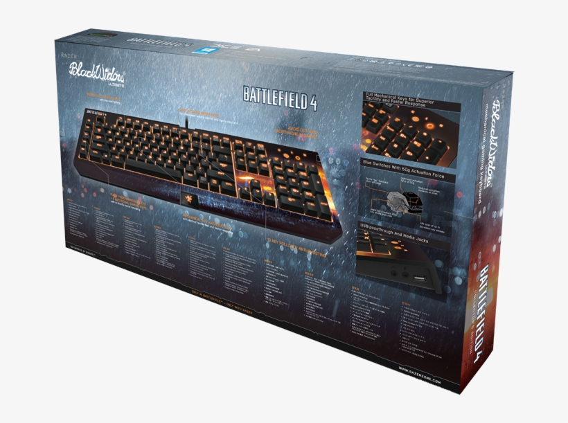 Battlefield 4™ Razer Blackwidow Ultimate - Razer Blackwidow Ultimate (2016), transparent png #1402258