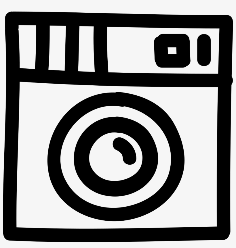 Instagram Hand Drawn Logo - Hand Drawn Instagram Logo, transparent png #1402712