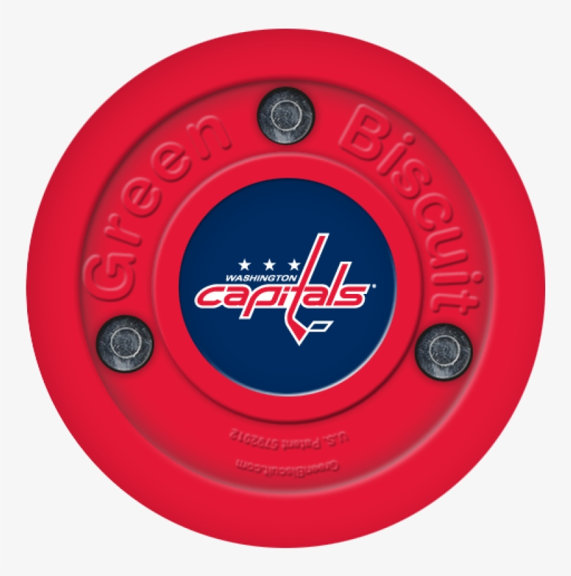 Green Biscuit Washington Capitals Stickhandling Training - Washington Capitals, transparent png #1402925